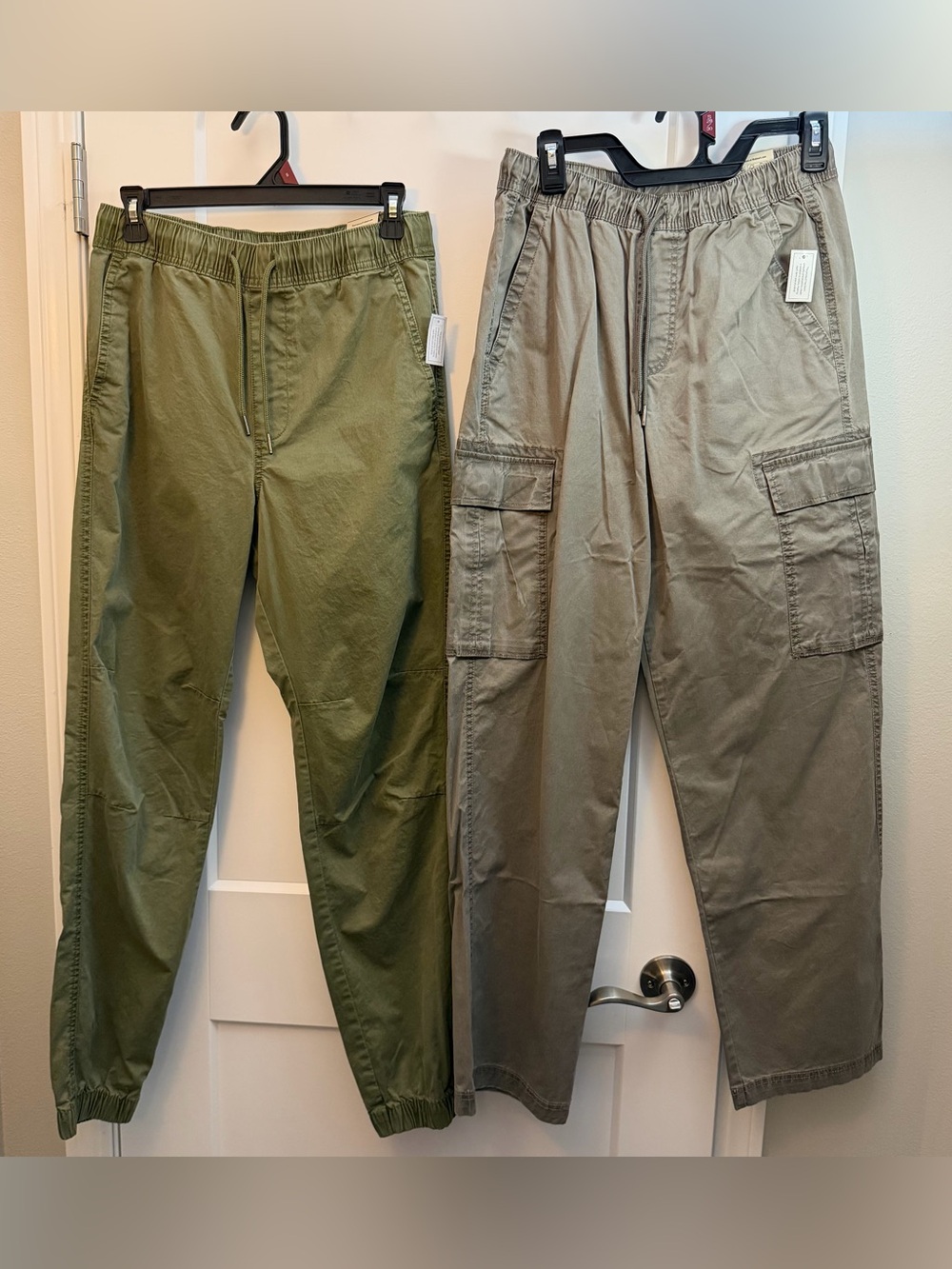 Small size No Boundaries Olive & Khaki Cargo Jogger Pants Set